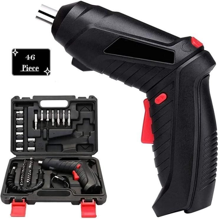 TurboTool 47:Metal Electric Screwdriver with 47 pcs Screwdriver Bit Set