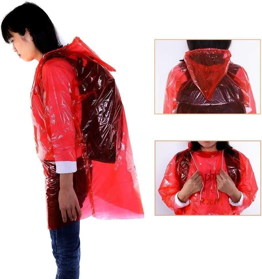 Ultra-Portable Reusable Rain Card Raincoat – Wallet-Sized Emergency Poncho Set (5 Pcs, Multicolour)