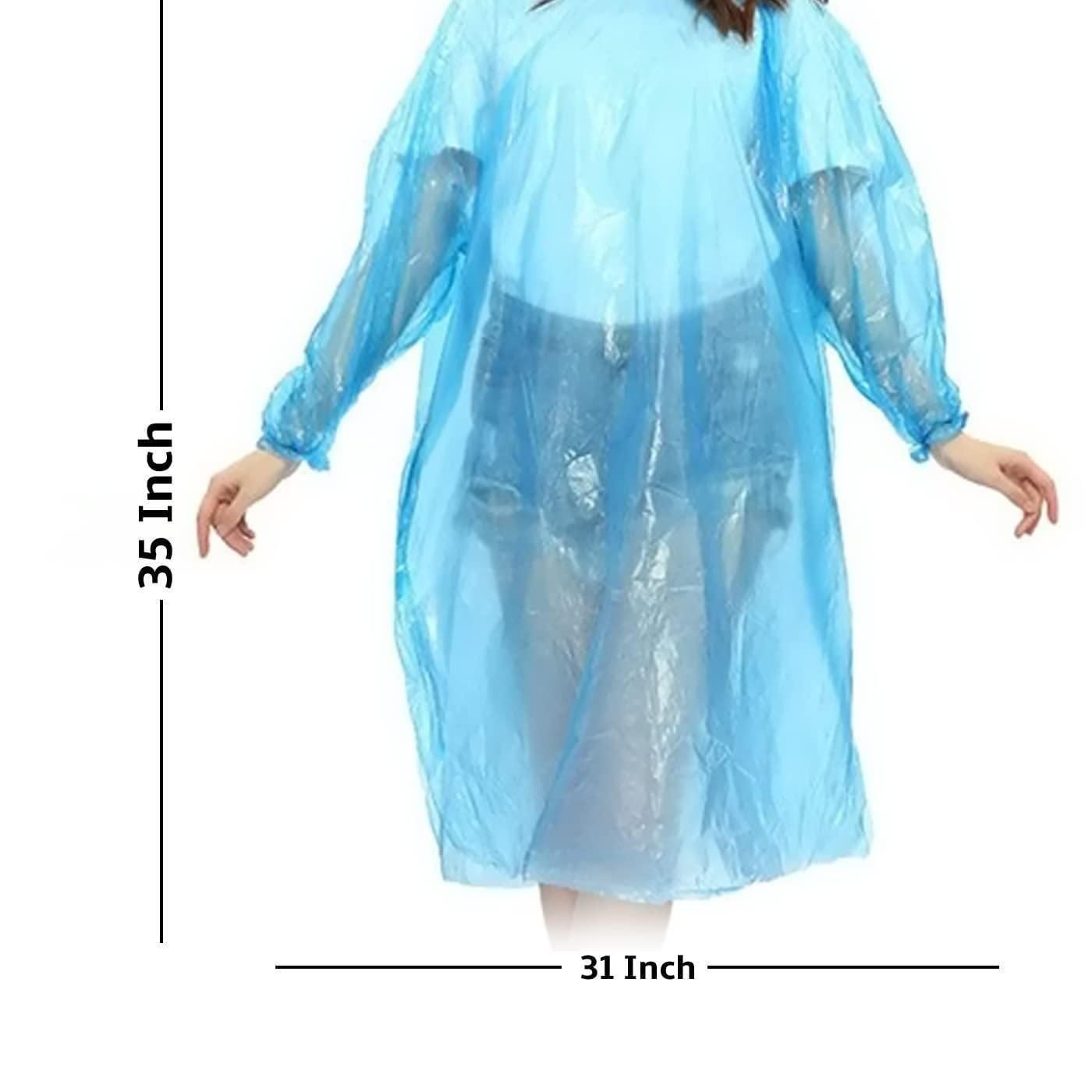 Ultra-Portable Reusable Rain Card Raincoat – Wallet-Sized Emergency Poncho Set (5 Pcs, Multicolour)
