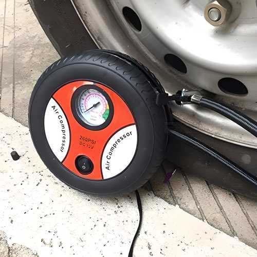 Kios Portable Electric Air Compressor for Car and Bike 260 PSI Tyre Inflator Air Compressor Car Auto Pump for Motorbike and car