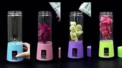 Portable Electric 6 Blade USB Juice Maker (380 ml)